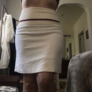 Byblos Blu Pencil Skirt Fold Over Waist size 8